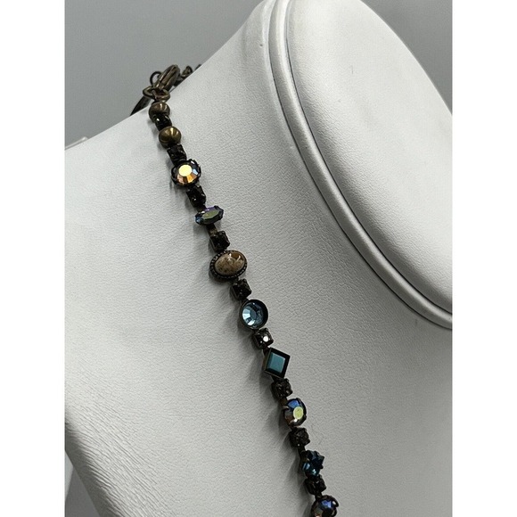Sorrelli Classic Vintage Austrian‎ AB Crystals Semi Precious stones Necklace - Picture 10 of 16